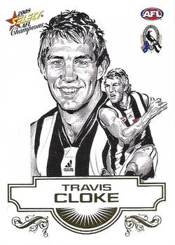 2008 Select AFL Champions - Sketches #SK7 Travis Cloke Front